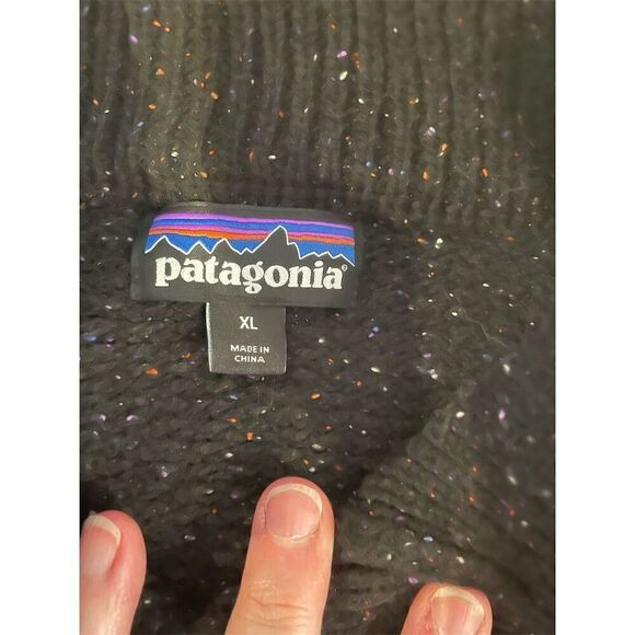 Patagonia Men's XL Multicolor Pullover Mock Neck Sweater Eco-Friendly - Picture 7 of 9